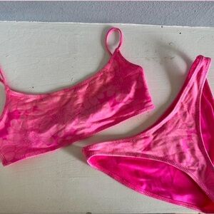 Triangl Floral Pink Bikini Set